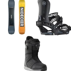Nidecker Sensor Snowboard + Kaon Snowboard Bindings + Altai Snowboard Boots 2025- Snowboards, Bindings & Boots|Snowboard Packages