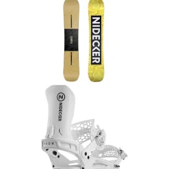 Nidecker Sensor Team Snowboard + Kaon Snowboard Bindings 2025- Snowboards With Bindings|Snowboard Packages