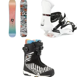 Nitro Alternator x Volcom Snowboard + Team Snowboard Bindings  + Skylab Boa Snowboard Boots 2025- Snowboards, Bindings & Boots|Snowboard Packages