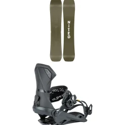 Nitro Banker Snowboard + Team Snowboard Bindings 2025- Snowboards With Bindings|Snowboard Packages