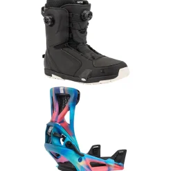 Nitro Darkseid Step On Boa Snowboard Boots + Burton Step On Genesis Snowboard Bindings 2025- Step On Packages|Snowboard Packages
