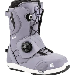 Nitro Drop Snowboard + Burton Step On Snowboard Bindings + Cave Step On TLS Snowboard Boots - Women's 2025- Step On Packages|Snowboard Packages