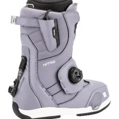 Nitro Drop Snowboard + Burton Step On Snowboard Bindings + Cave Step On TLS Snowboard Boots - Women's 2025- Step On Packages|Snowboard Packages
