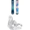 Nitro Lectra Brush Snowboard + Rythm Snowboard Bindings - Women's 2025- Snowboards With Bindings|Snowboard Packages