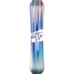 Nitro Lectra Brush Snowboard + Cosmic Snowboard Bindings + Flora Boa Snowboard Boots - Women's 2025- Snowboards, Bindings & Boots|Snowboard Packages