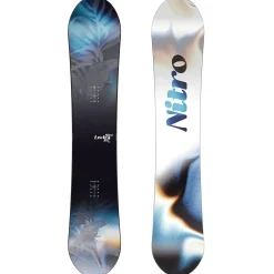Nitro Lectra Leaf Cam-Out Snowboard + Rythm Snowboard Bindings - Women's 2025- Snowboards With Bindings|Snowboard Packages