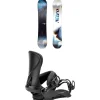 Nitro Lectra Leaf Cam-Out Snowboard + Cosmic Snowboard Bindings - Women's 2025- Snowboards With Bindings|Snowboard Packages