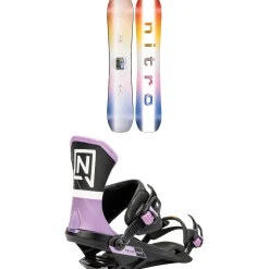 Nitro Optisym Snowboard + Team Pro Snowboard Bindings - Women's 2025- Snowboards With Bindings|Snowboard Packages