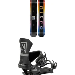 Nitro Optisym Snowboard + Team Pro Snowboard Bindings 2025- Snowboards With Bindings|Snowboard Packages