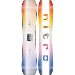 Nitro Optisym Snowboard + Cosmic Snowboard Bindings - Women's 2025- Snowboards With Bindings|Snowboard Packages