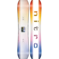 Nitro Optisym Snowboard + Cosmic Snowboard Bindings - Women's 2025- Snowboards With Bindings|Snowboard Packages