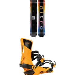 Nitro Optisym Snowboard + Rambler Snowboard Bindings 2025- Snowboards With Bindings|Snowboard Packages