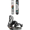 Nitro Ripper Snowboard + Mini Charger Snowboard Bindings - Kids 2025-Kids Kids Snowboard Packages|Snowboard Packages