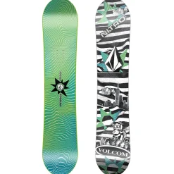 Nitro Ripper x Volcom Snowboard + Micro Charger Snowboard Bindings - Kids 2025-Kids Kids Snowboard Packages|Snowboard Packages
