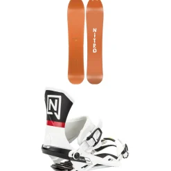 Nitro Slash Snowboard + Team Pro Snowboard Bindings 2025- Snowboards With Bindings|Snowboard Packages
