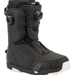 Nitro Team Snowboard + Burton Step On Snowboard Bindings + Darkseid Step On Boa Snowboard Boots 2025- Step On Packages|Snowboard Packages
