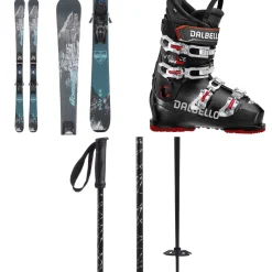 Nordica SUV 84 + TP2 Compact FDT Ski Bindings + Dalbello Veloce Max 75 Ski Boots + evo Refract Ski Poles 2024- Skis, Boots, Bindings & Poles|Skis With Bindings