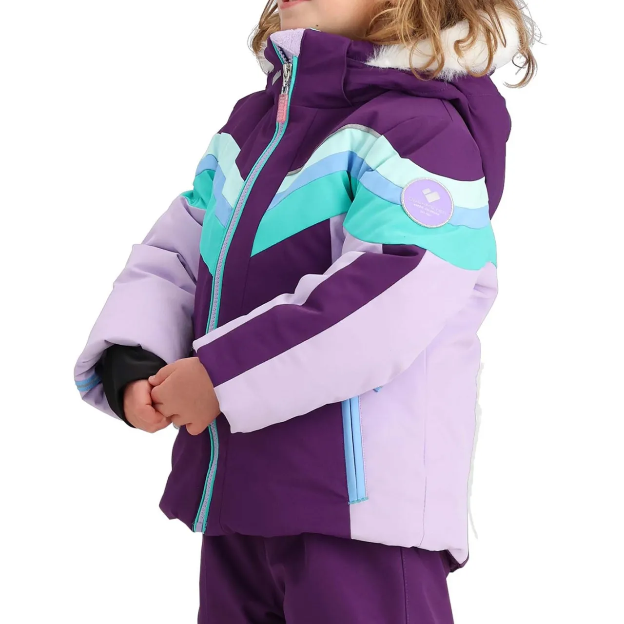 Obermeyer Cara Mia Faux Fur Jacket - Toddler Girls'- Snowboard Jackets|Ski Jackets