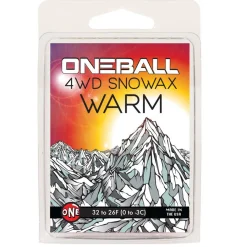 OneBall 4WD Warm Snowboard Wax - (32° to 26°F)- Wax, Tuning & Tools|Wax, Tuning & Tools