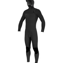 O'Neill 4/3+ Hyperfreak Chest Zip Hooded Wetsuit- Full|Wetsuits
