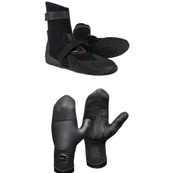 O'Neill 5mm Heat RT Boots + 5mm Psycho Tech Mittens- Wetsuit Kits