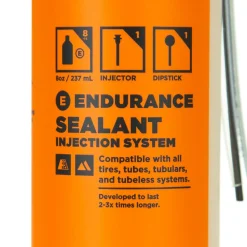 Orange Seal 8oz Tubeless Tire Sealant with Twist Lock Applicator- Tubeless Maintenance|Wheels