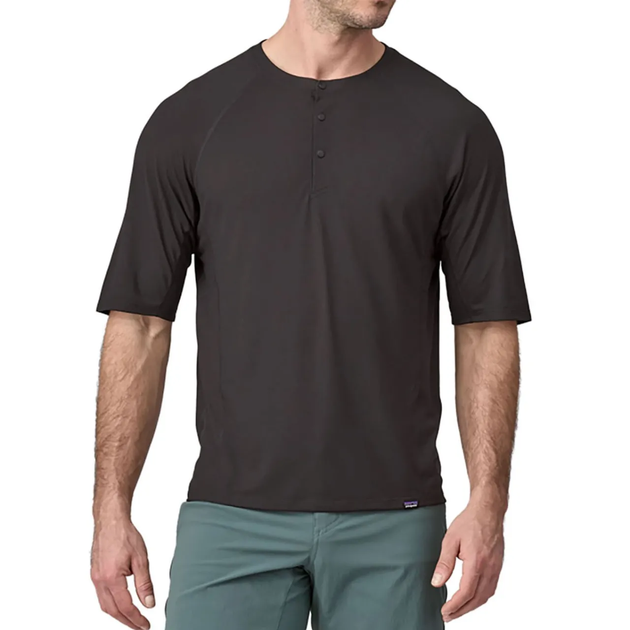 Patagonia Capilene Cool Trail Bike Henley- Men's Bike Clothing|Bike Clothing