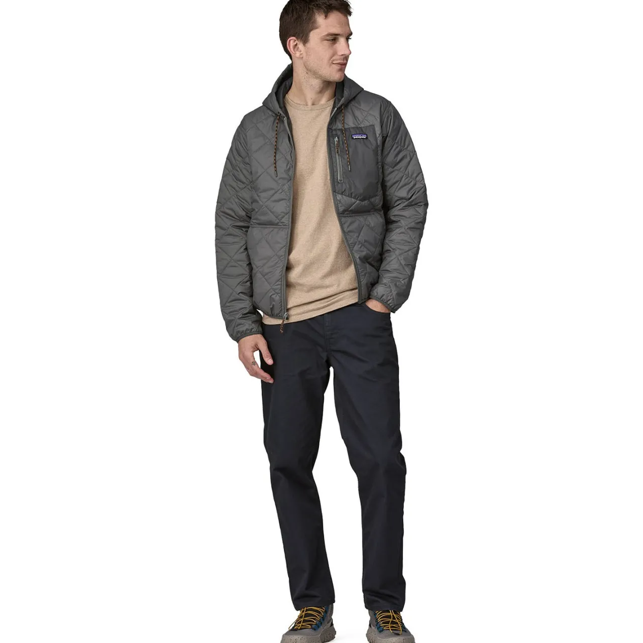 Patagonia Diamond Quilted Bomber Hoodie - Men's- Casual Clothing|Sweatshirts & Fleece