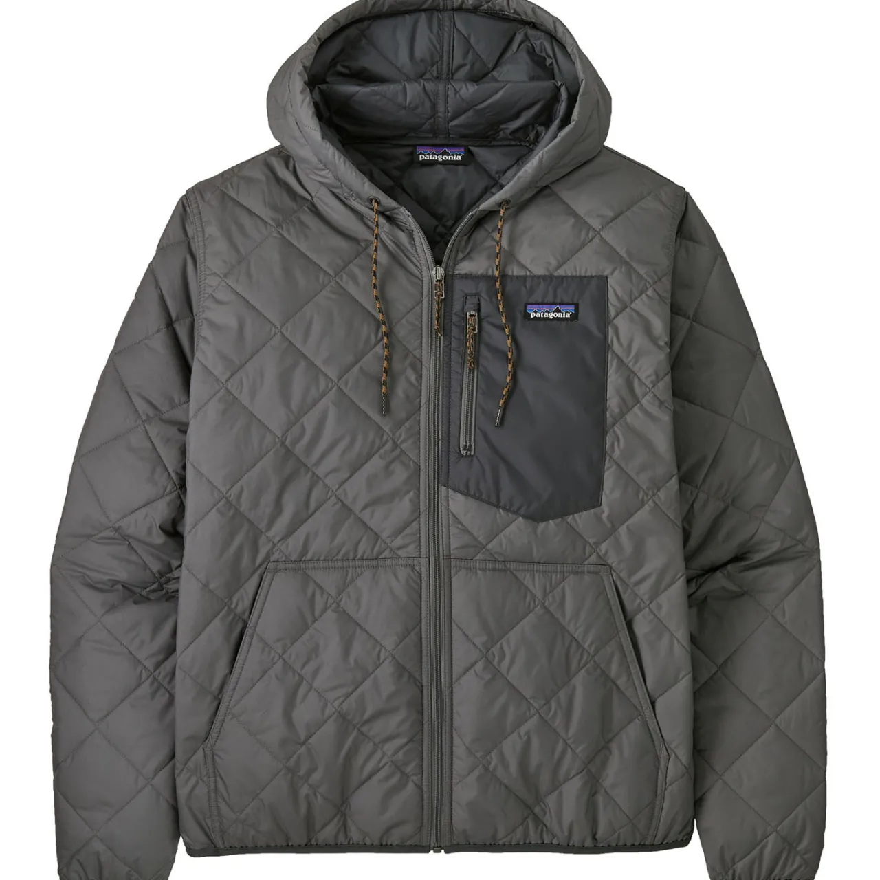 Patagonia Diamond Quilted Bomber Hoodie - Men's- Casual Clothing|Sweatshirts & Fleece