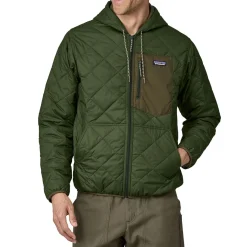 Patagonia Diamond Quilted Bomber Hoodie - Men's- Casual Clothing|Sweatshirts & Fleece