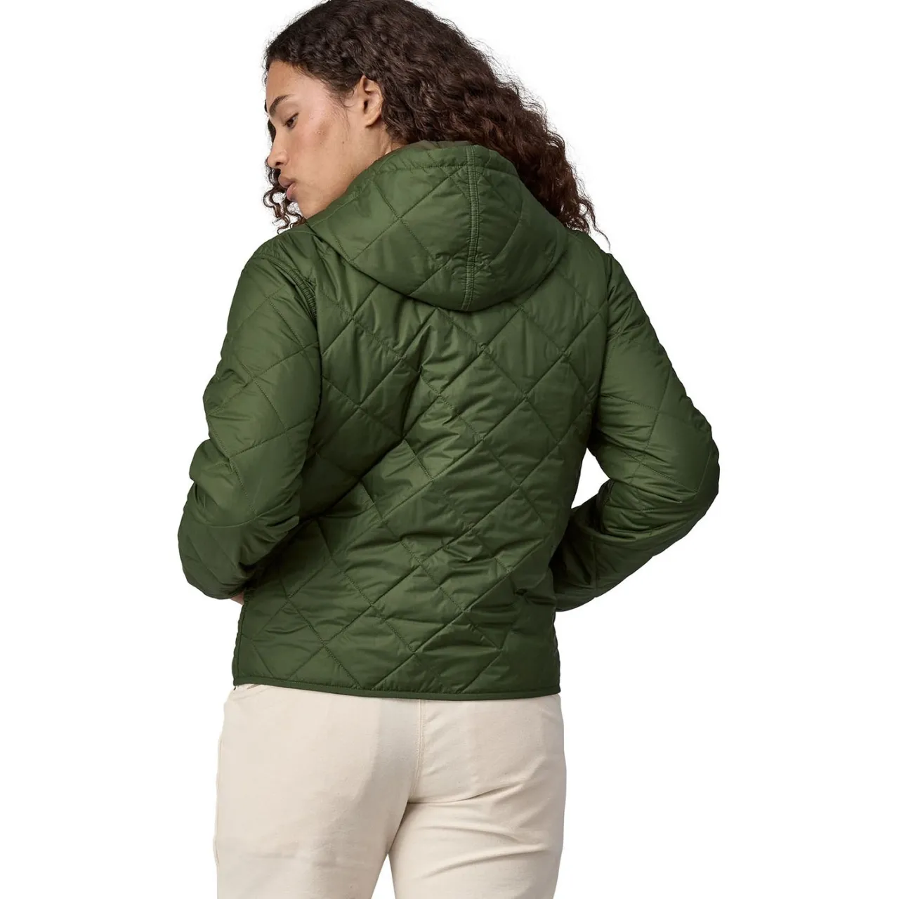 Patagonia Diamond Quilted Bomber Hoodie - Women's-Women Snow Clothing|Casual Clothing