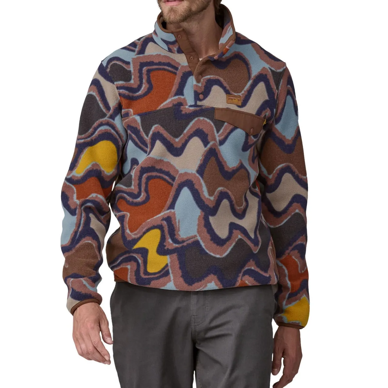 Patagonia Lightweight Synchilla Snap-T Pullover - Men's- Casual Clothing|Snow Clothing