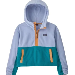 Patagonia Microdini Cropped Hoodie Pullover Fleece - Kids'-Kids Kids Clothing|Kids Jackets