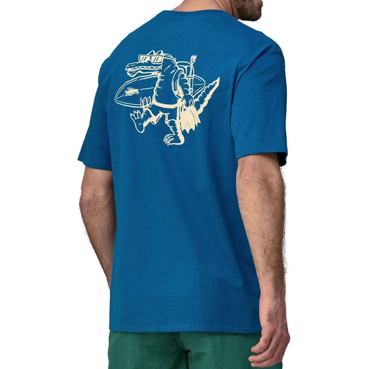 Patagonia Water People Organic Pocket T-Shirt - Men's- Casual Clothing|T-Shirts