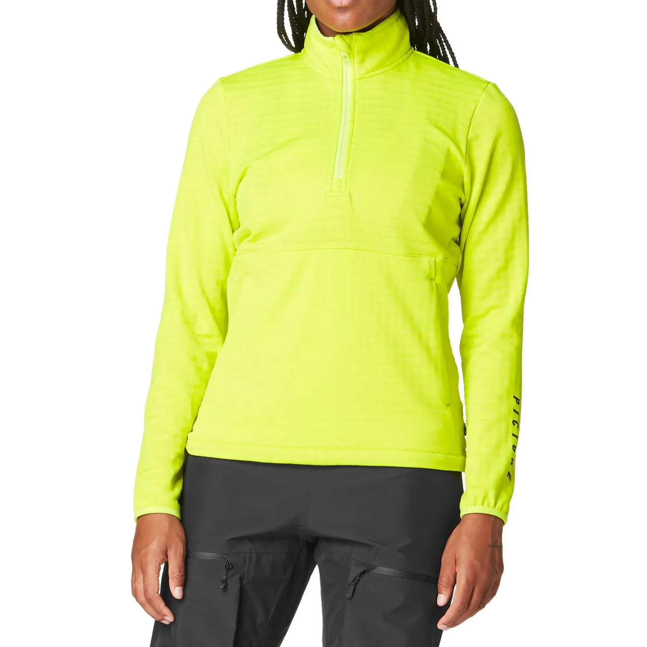 Picture Organic Bake 1/4 Grid Fleece - Women's-Women Casual Clothing|Snow Clothing