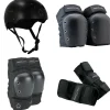 Pro-Tec Classic Skate Skateboard Helmet + Street Open Back Skateboard Knee Pads + Street Skateboard Elbow Pads + Street Skateboard Wrist Pads- Helmets|Helmets
