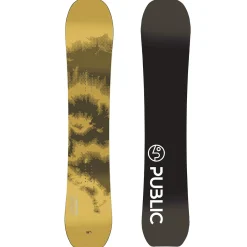 Public Snowboards Research Snowboard + Union Atlas Snowboard Bindings 2025- Snowboards With Bindings|Snowboard Packages