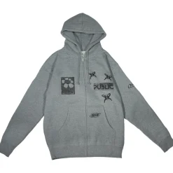 Public Snowboards Sum Zip Hoodie - Men's- Casual Clothing|Sweatshirts & Fleece
