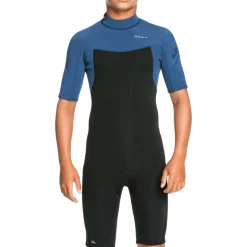 Quiksilver 2/2 Everyday Sessions Short Sleeve Back Zip Springsuit - Boys'- Springsuits|Wetsuits