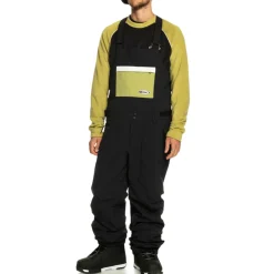 Quiksilver Fly High Bib Pants - Men's- Snow Clothing|Snowboard Pants & Bibs
