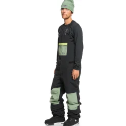 Quiksilver Fly High Bibs - Men's- Snow Clothing|Snowboard Pants & Bibs