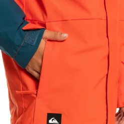 Quiksilver Mission Block Jacket - Boys'-Kids Kids Jackets|Boys Snow Clothing