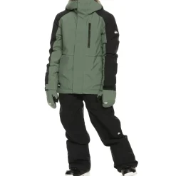 Quiksilver Mission Block Jacket - Boys'-Kids Kids Jackets|Boys Snow Clothing