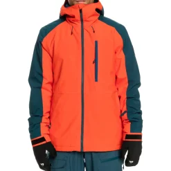Quiksilver Mission Block Jacket - Men's- Snow Clothing|Insulated & Puffer Jackets
