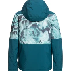 Quiksilver Mission Printed Block Jacket - Boys'-Kids Kids Jackets|Boys Snow Clothing