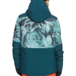 Quiksilver Mission Printed Block Jacket - Boys'-Kids Kids Jackets|Boys Snow Clothing
