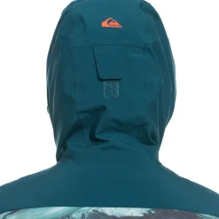 Quiksilver Mission Printed Block Jacket - Boys'-Kids Kids Jackets|Boys Snow Clothing