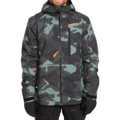 Quiksilver Mission Printed Jacket - Men's- Snow Clothing|Snowboard Jackets