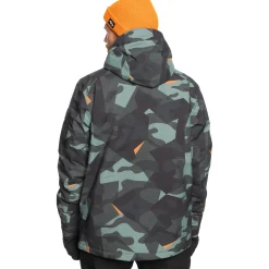 Quiksilver Mission Printed Jacket - Men's- Snow Clothing|Snowboard Jackets