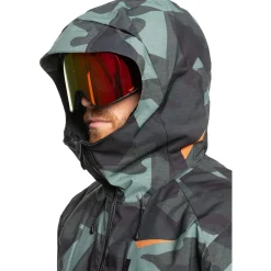 Quiksilver Mission Printed Jacket - Men's- Snow Clothing|Snowboard Jackets